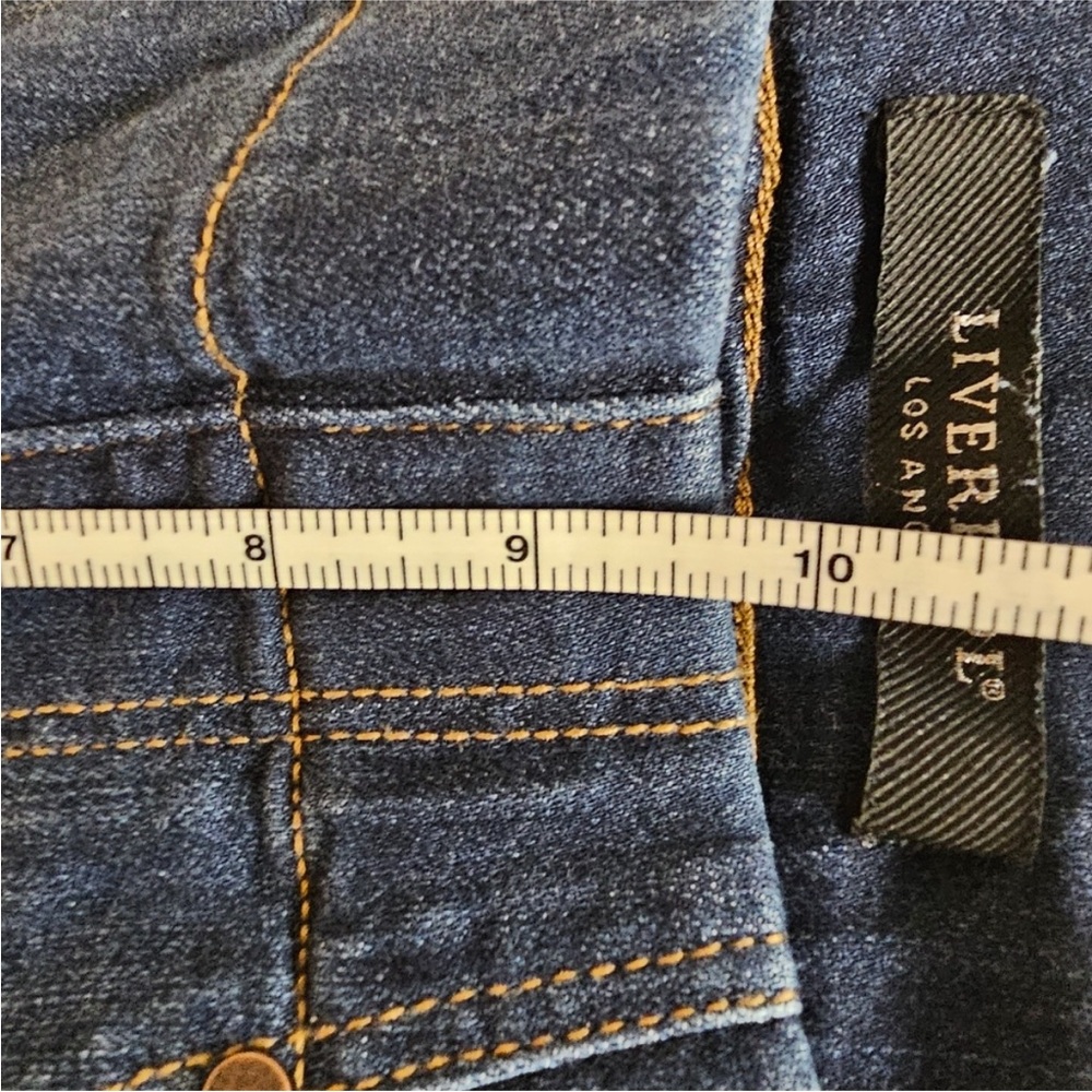 Liverpool Los Angeles The Bermuda Denim Shorts Size 4/27 - Picture 5 of 7